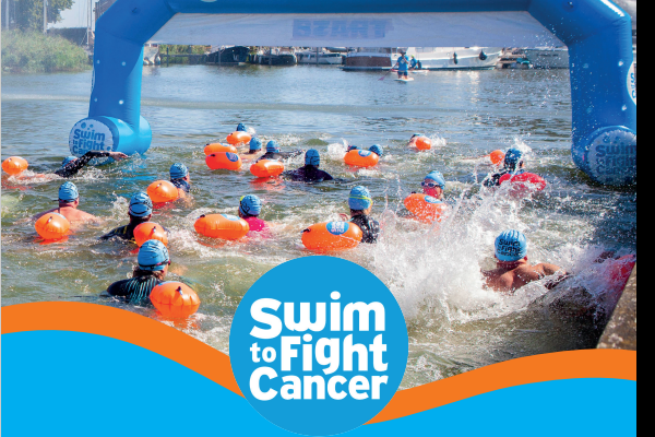 swim to fight cancer foto